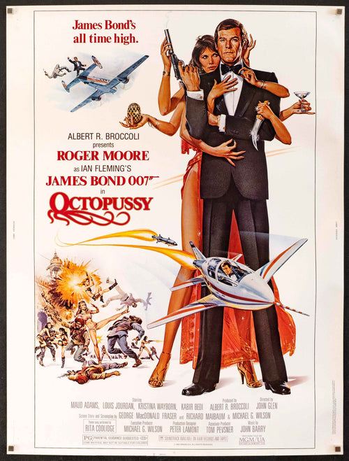 Octopussy Original Vintage Movie Poster
