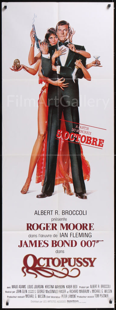 Octopussy Original Vintage Movie Poster