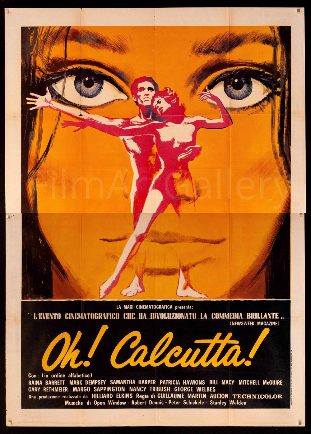 Oh Calcutta Original Vintage Movie Poster