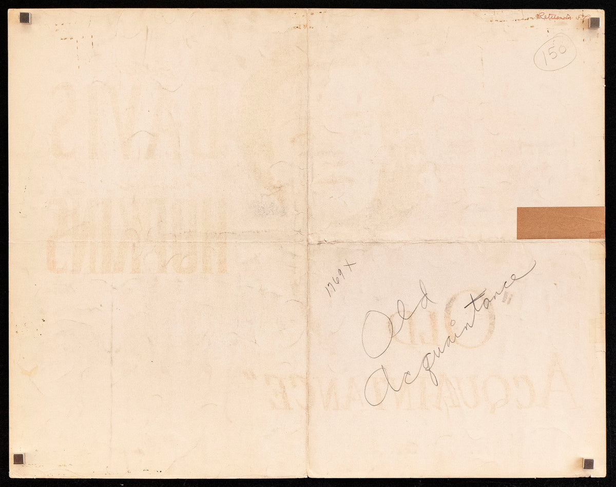 Old Acquaintance Original Vintage Movie Poster