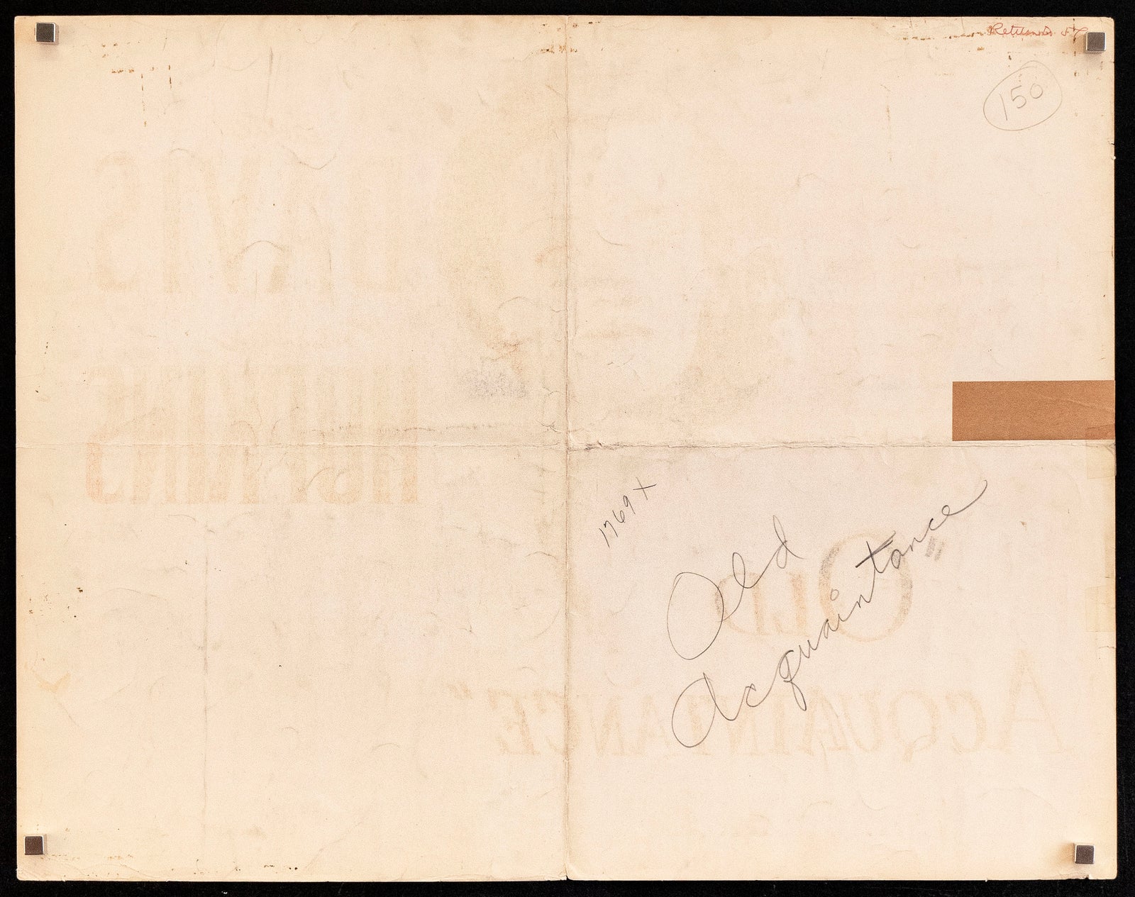 Old Acquaintance Original Vintage Movie Poster