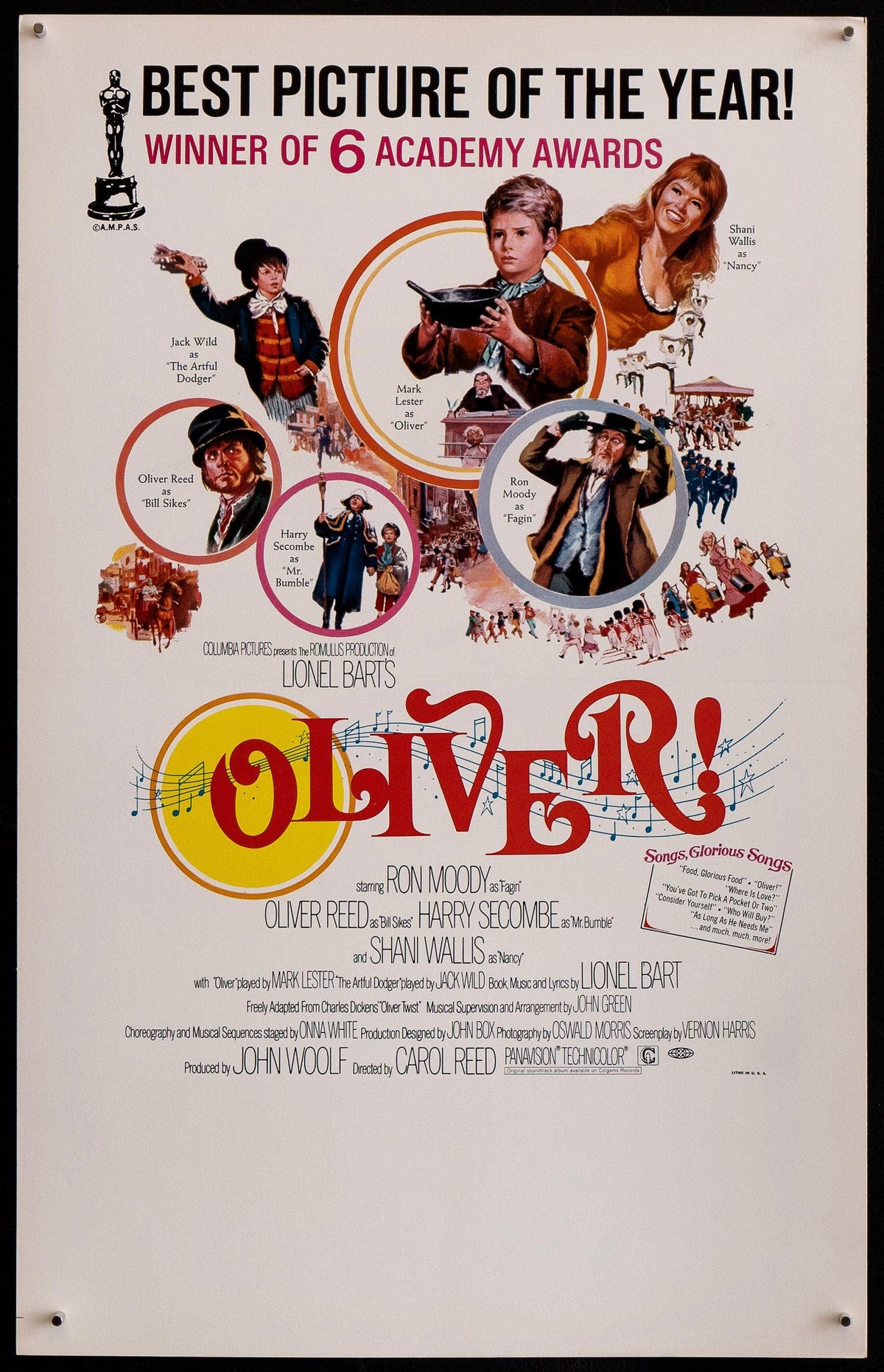 Oliver Window Card (14x22) Original Vintage Movie Poster