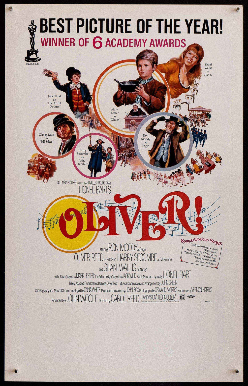 Oliver Original Vintage Movie Poster