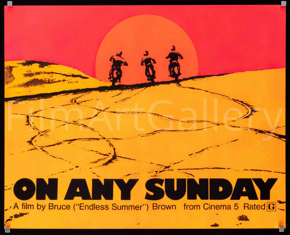 On Any Sunday Original Vintage Movie Poster