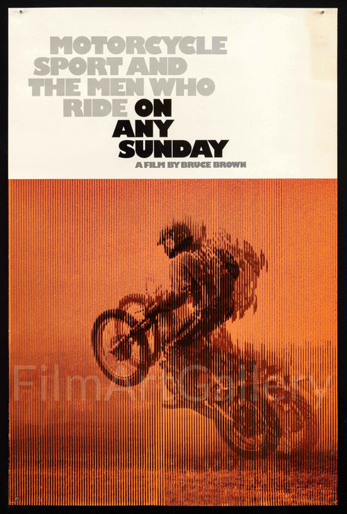 On Any Sunday Original Vintage Movie Poster
