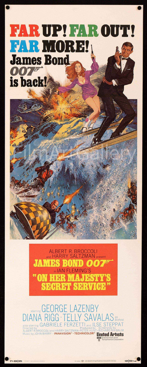 On Her Majesty's Secret Service Original Vintage Movie Poster