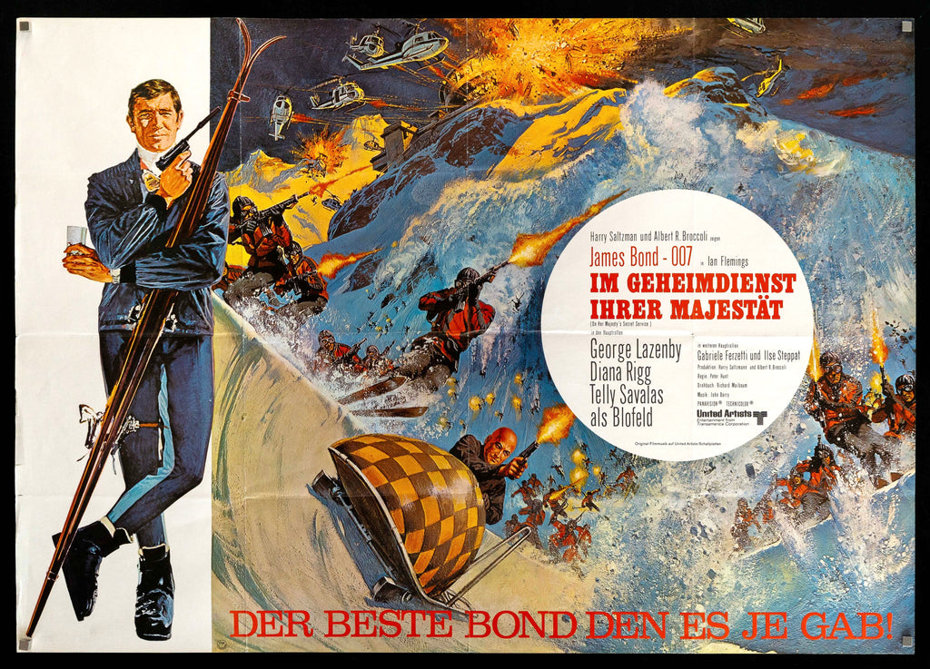 On Her Majesty's Secret Service Original Vintage Movie Poster