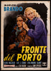 On the Waterfront Italian 2 foglio (39x55) Original Vintage Movie Poster