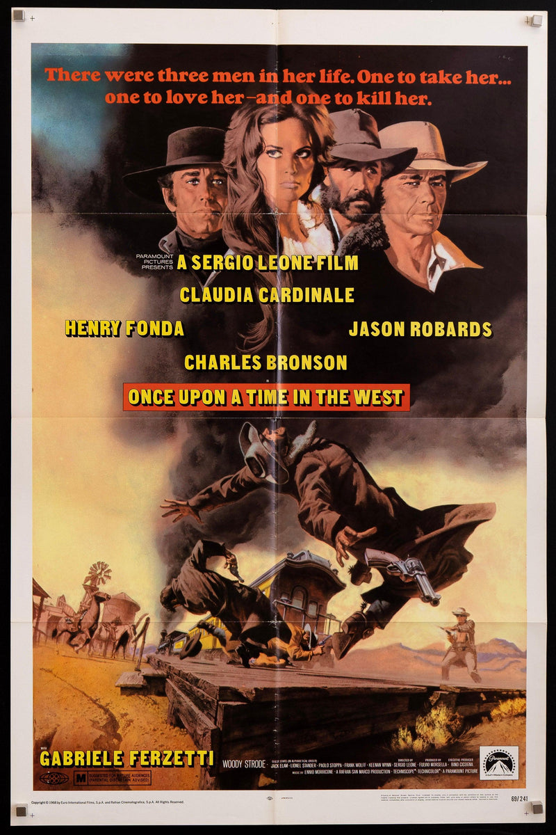 Once Upon A Time In The West 1 Sheet (27x41) Original Vintage Movie Poster