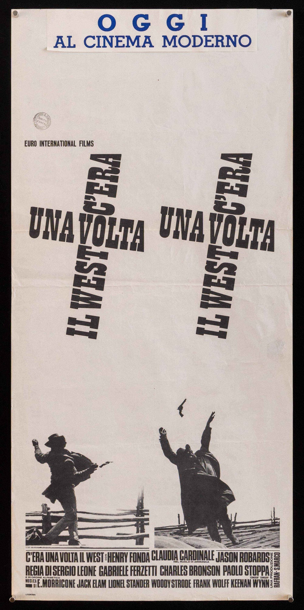 Once Upon A Time In The West Original Vintage Movie Poster