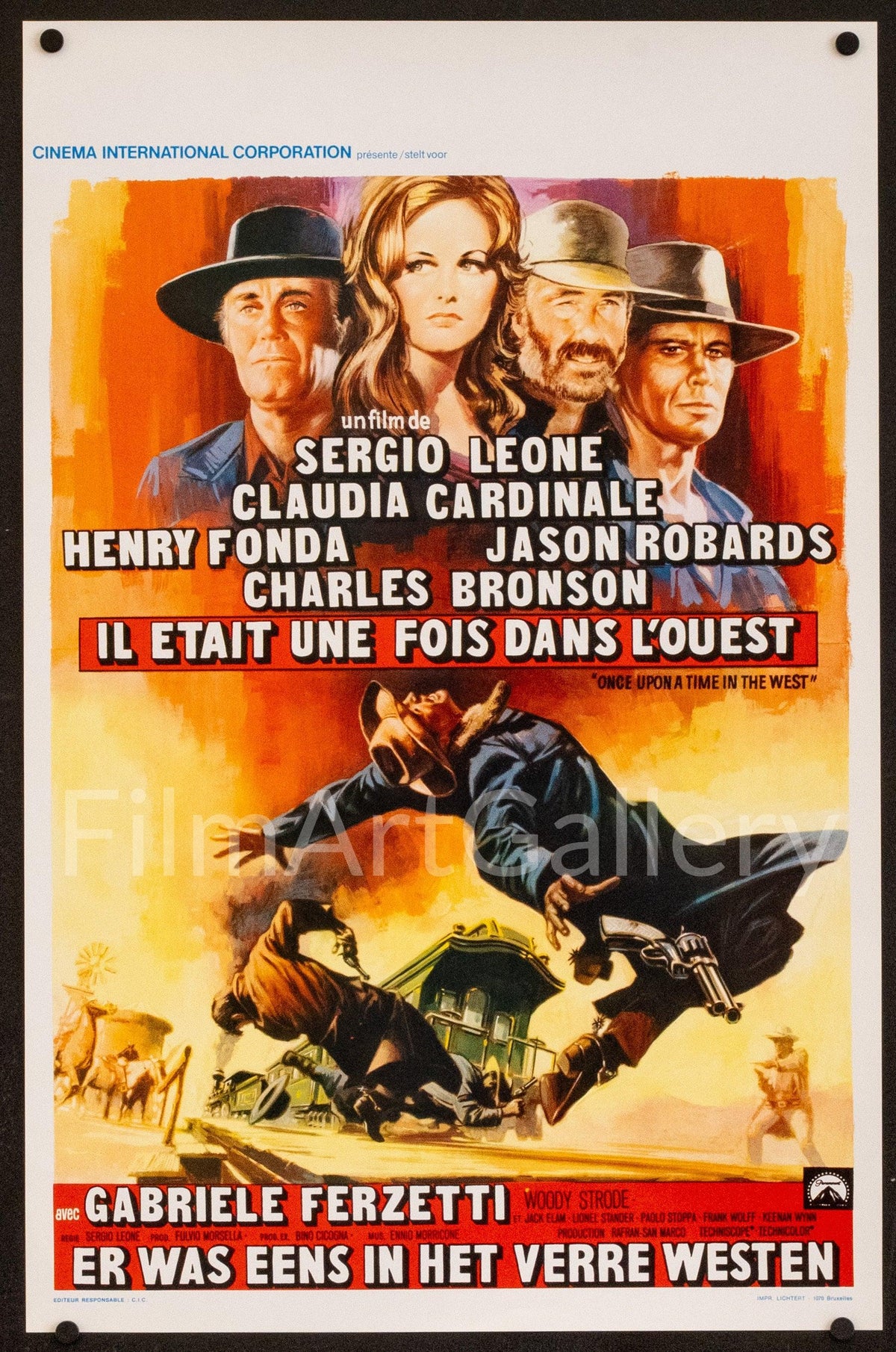 Once Upon A Time In The West Original Vintage Movie Poster