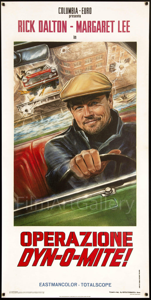 Once Upon a Time In Hollywood Original Vintage Movie Poster