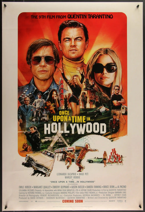 Once Upon a Time In Hollywood Original Vintage Movie Poster