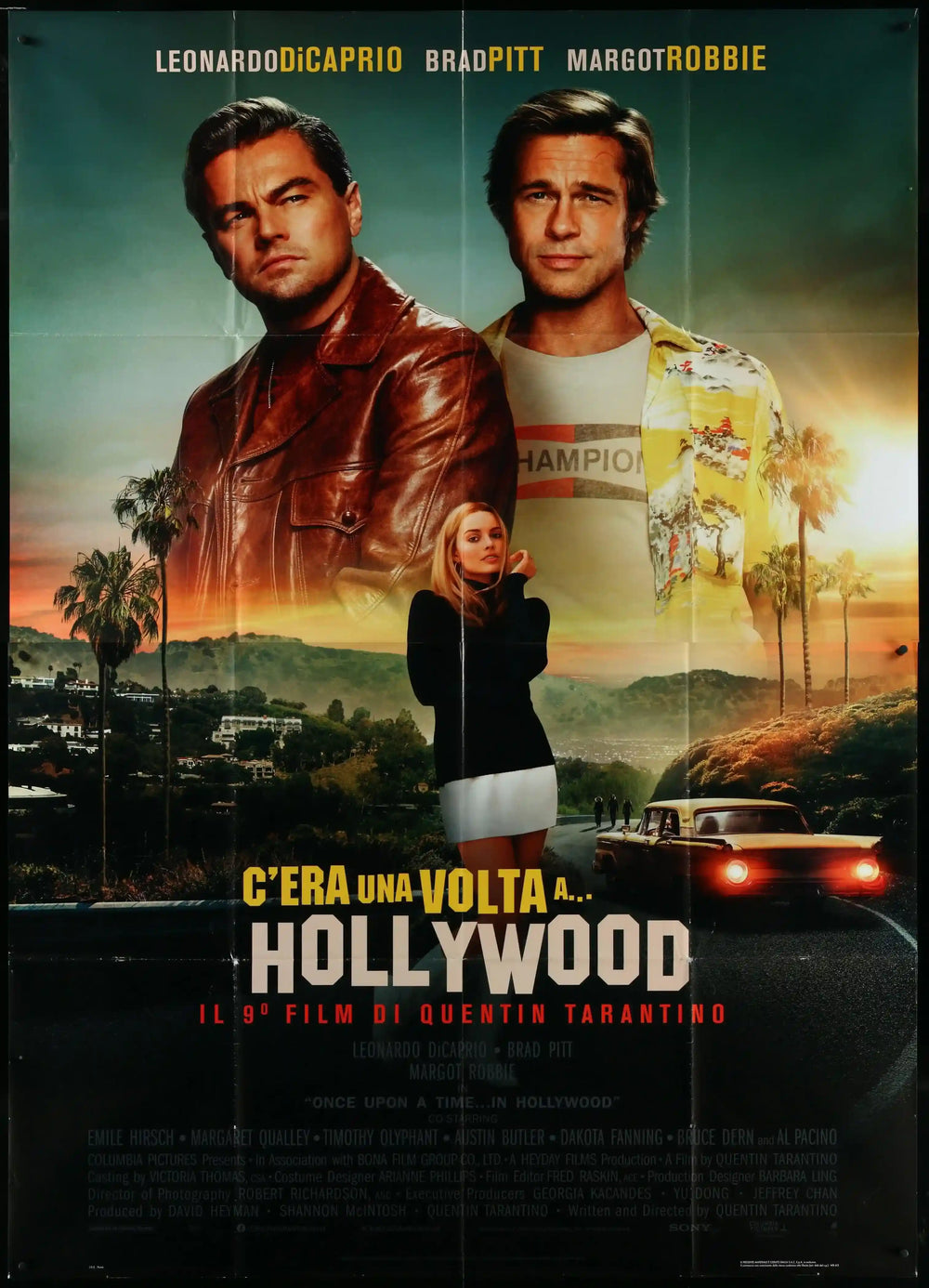 Once Upon a Time In Hollywood Original Vintage Movie Poster