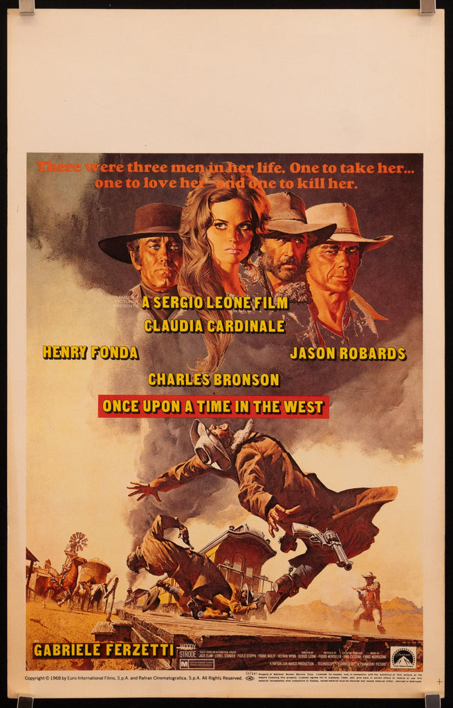 Once Upon a Time In the West Original Vintage Movie Poster