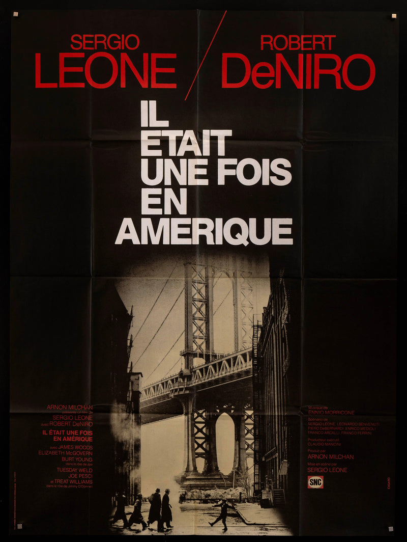 Once Upon a Time in America French 1 panel (47x63) Original Vintage Movie Poster