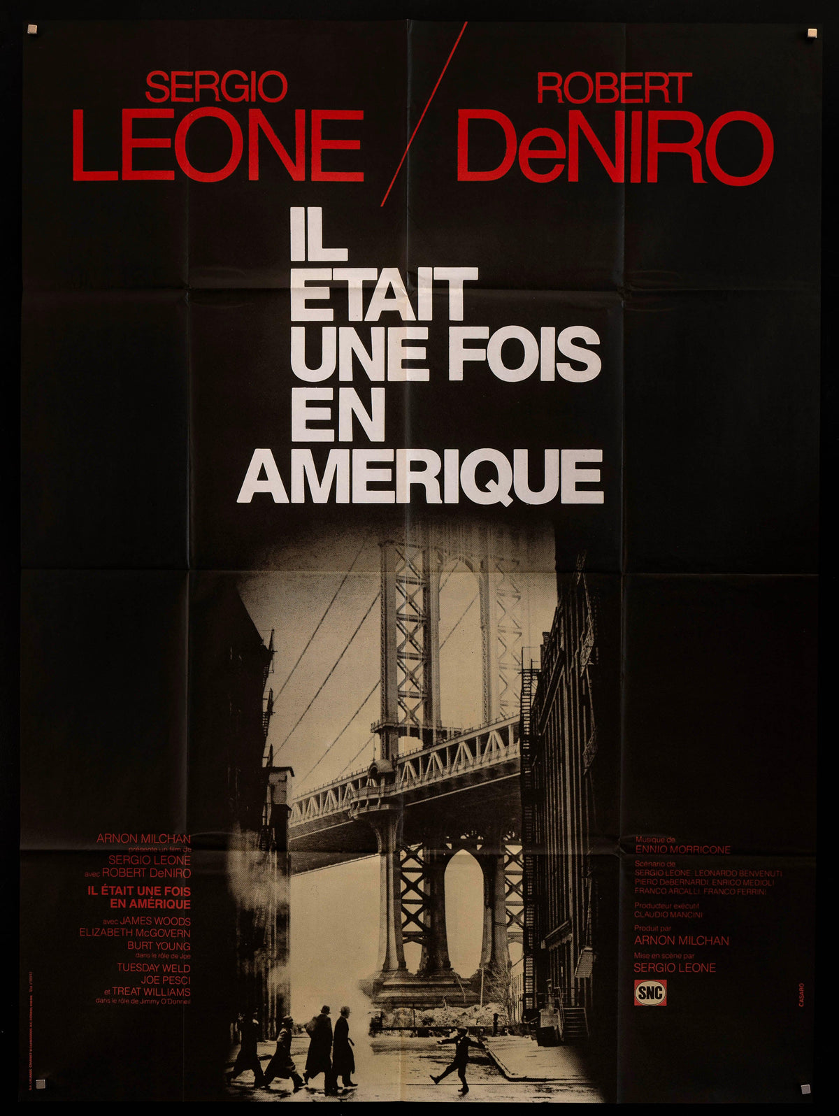 Once Upon a Time in America Original Vintage Movie Poster