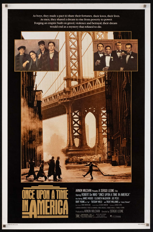 Once Upon a Time in America Original Vintage Movie Poster