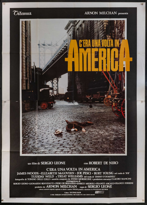 Once Upon a Time in America Original Vintage Movie Poster