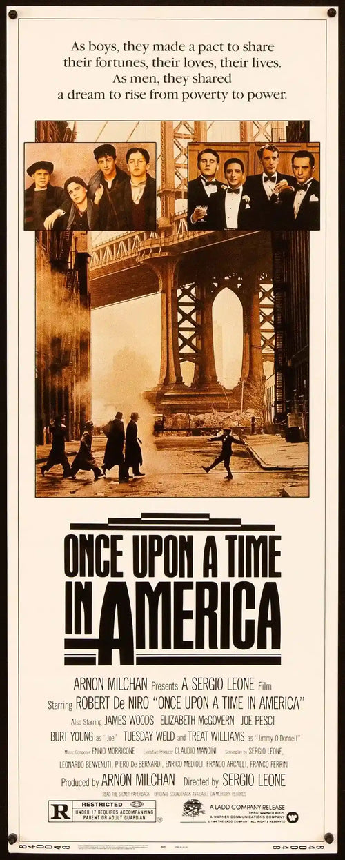 Once Upon a Time in America Original Vintage Movie Poster