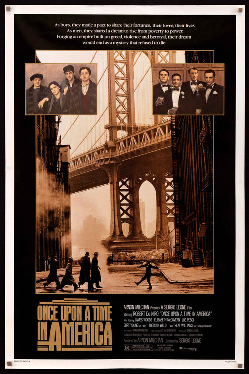 Once Upon a Time in America Original Vintage Movie Poster