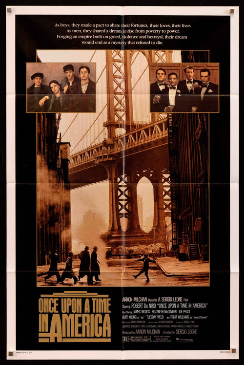 Once Upon a Time in America Original Vintage Movie Poster
