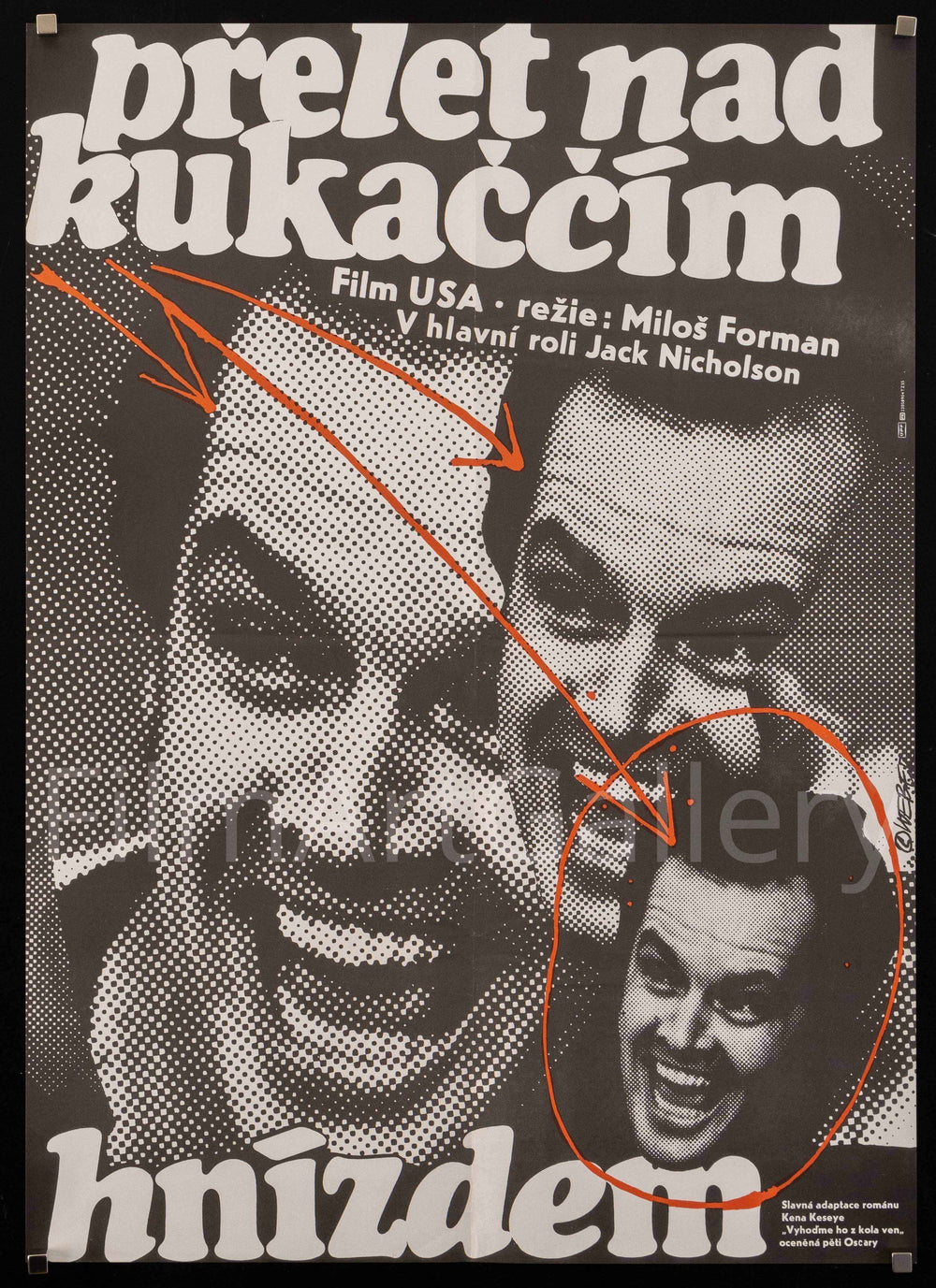 One Flew Over the Cuckoo's Nest Original Vintage Movie Poster