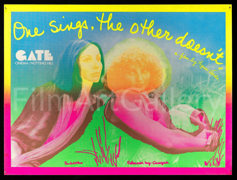 One Sings, the Other Doesn't Original Vintage Movie Poster