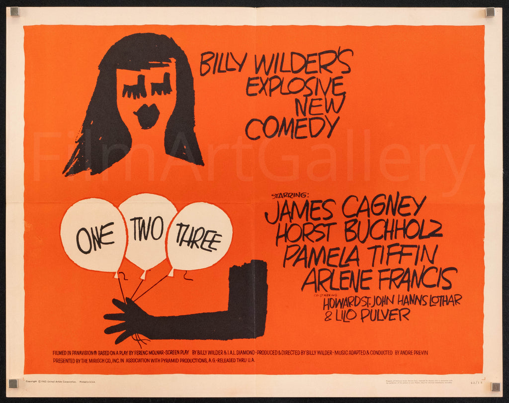 One, Two, Three... Original Vintage Movie Poster