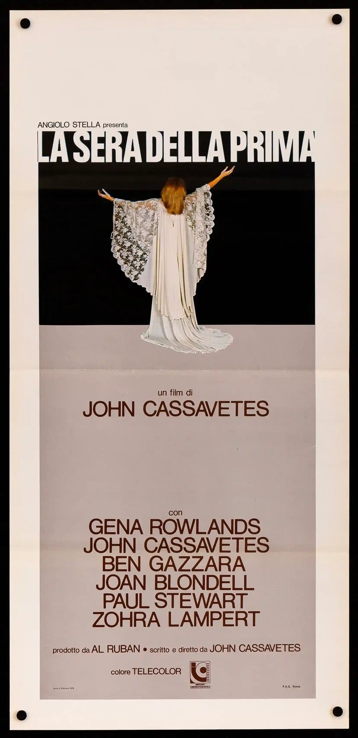 Opening Night Original Vintage Movie Poster