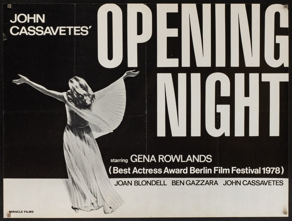 Opening Night Original Vintage Movie Poster