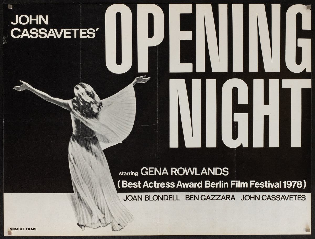 Opening Night Original Vintage Movie Poster