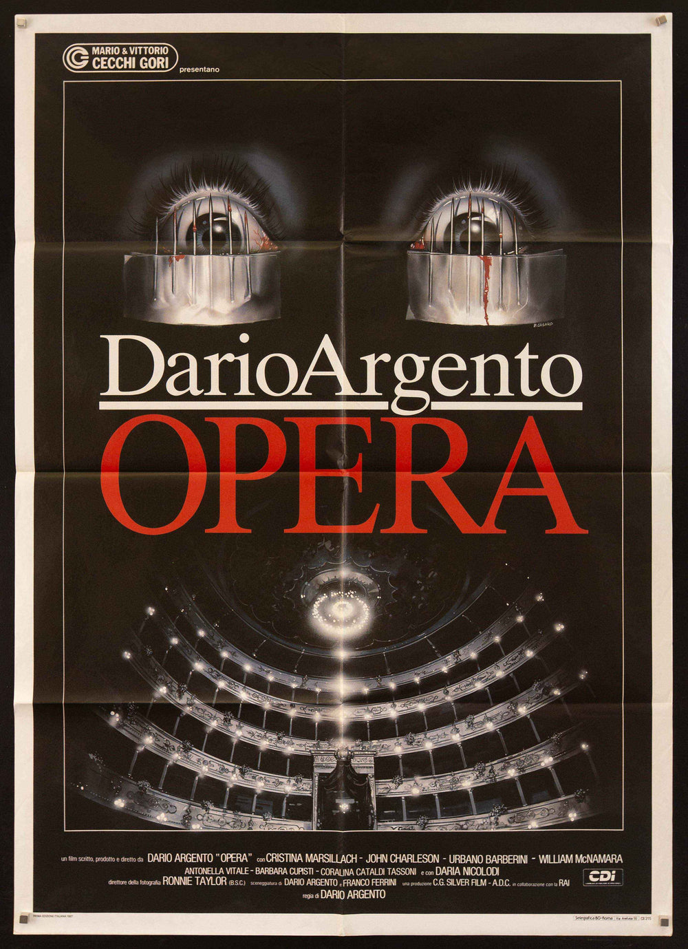 Opera Original Vintage Movie Poster
