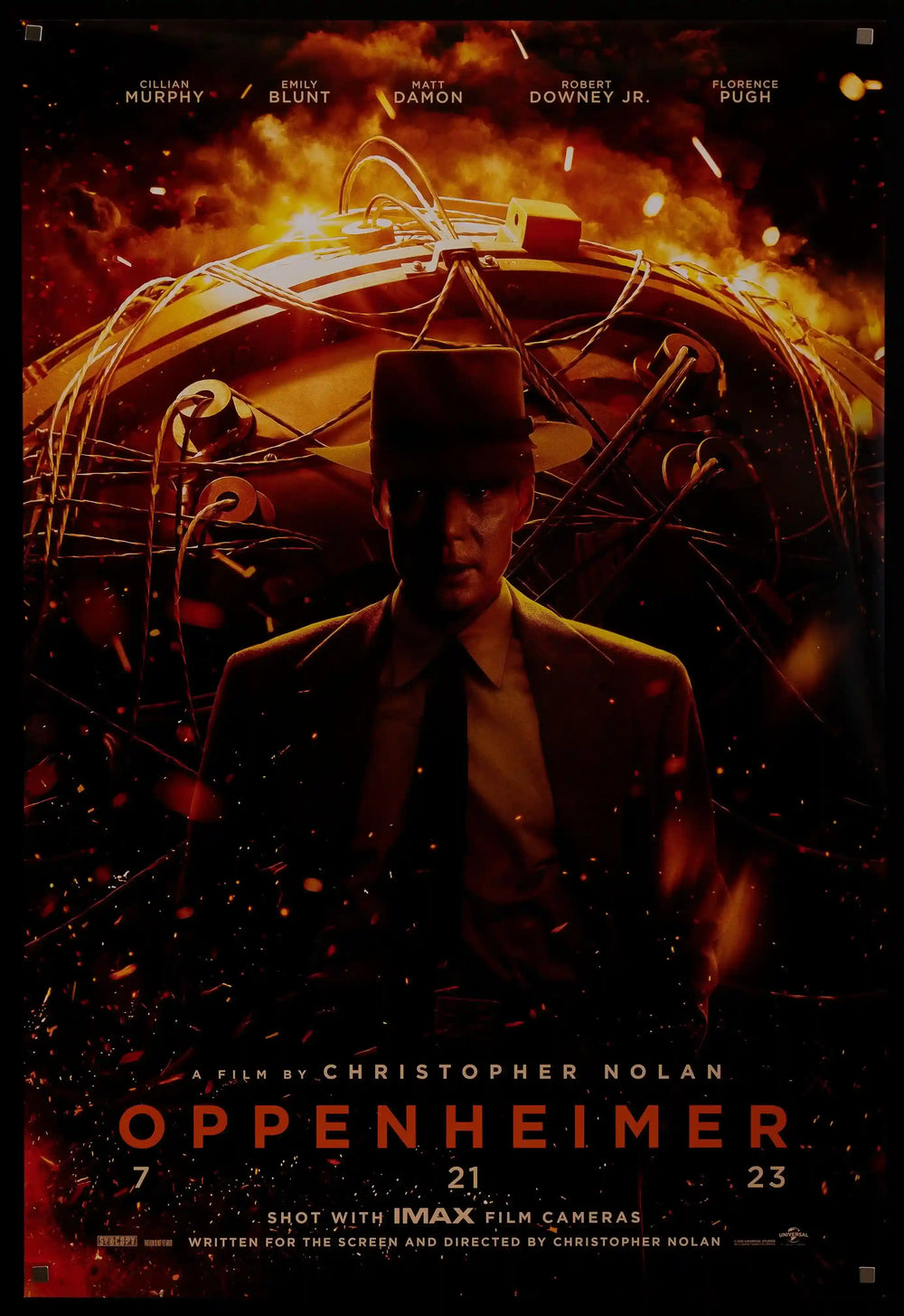 Oppenheimer Original Vintage Movie Poster