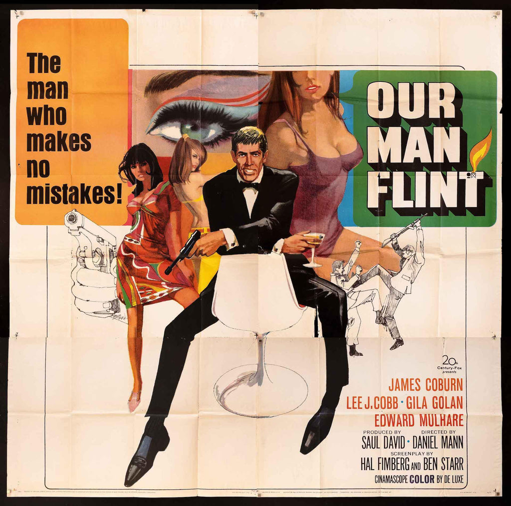 Our Man Flint Original Vintage Movie Poster
