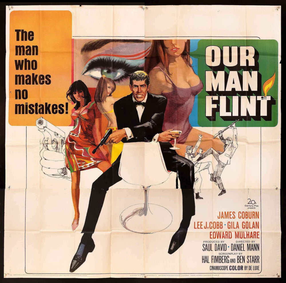 Our Man Flint Original Vintage Movie Poster