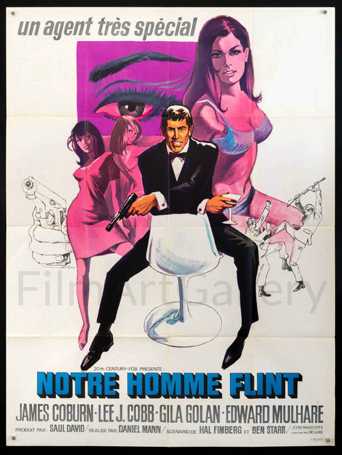 Our Man Flint Original Vintage Movie Poster