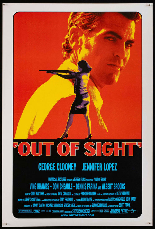 Out of Sight Original Vintage Movie Poster