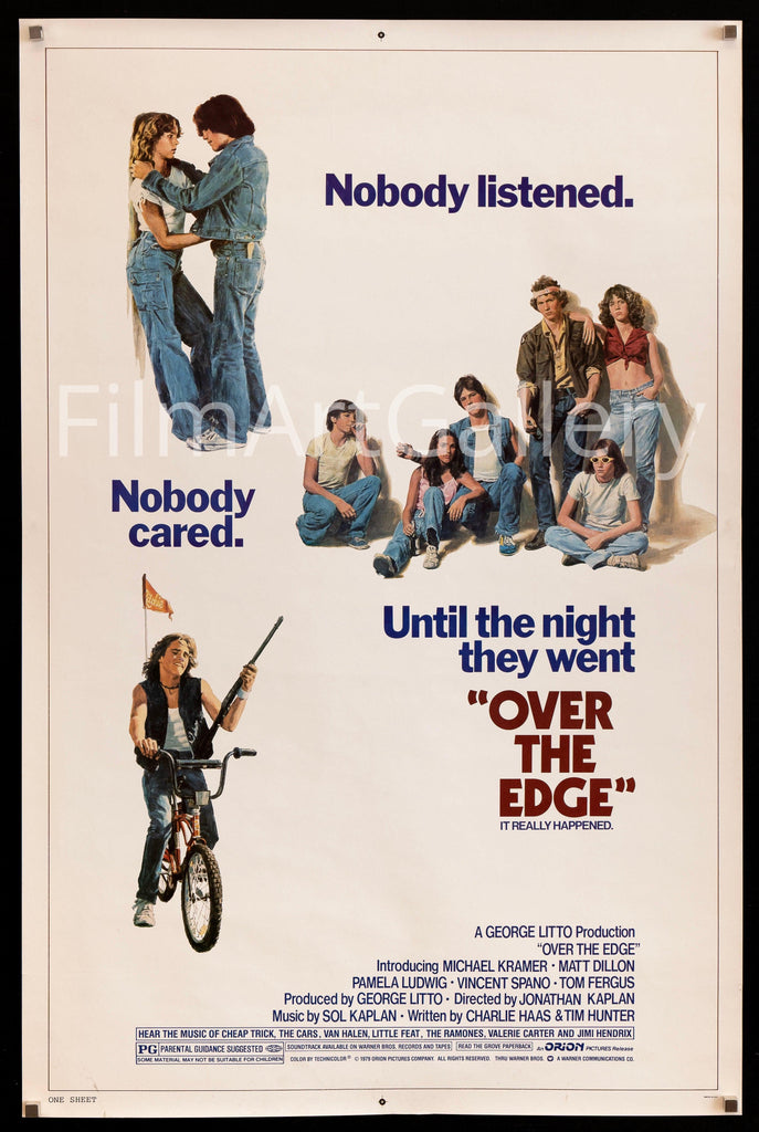 Over the Edge 1 Sheet (27x41) Original Vintage Movie Poster