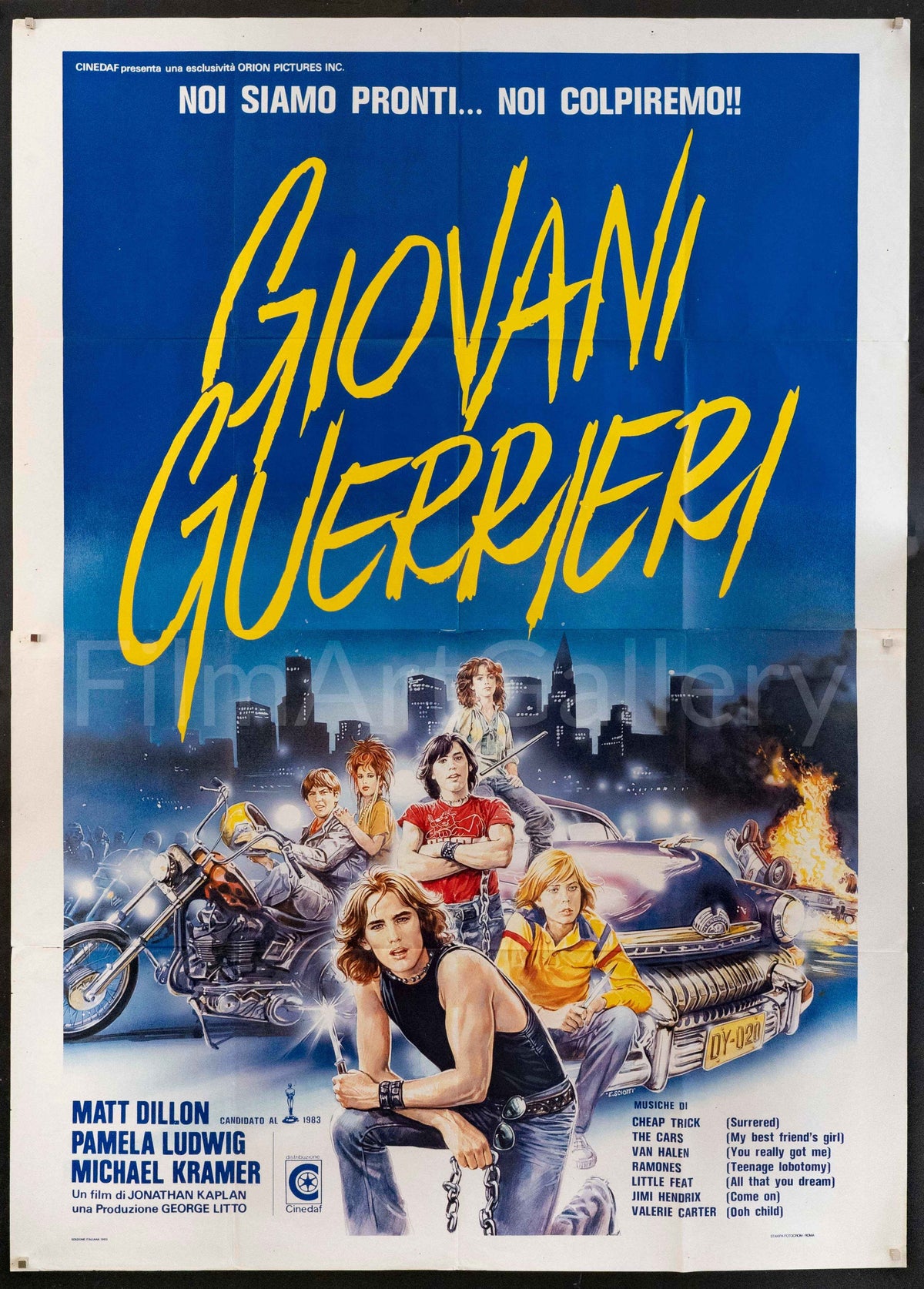 Over the Edge Original Vintage Movie Poster