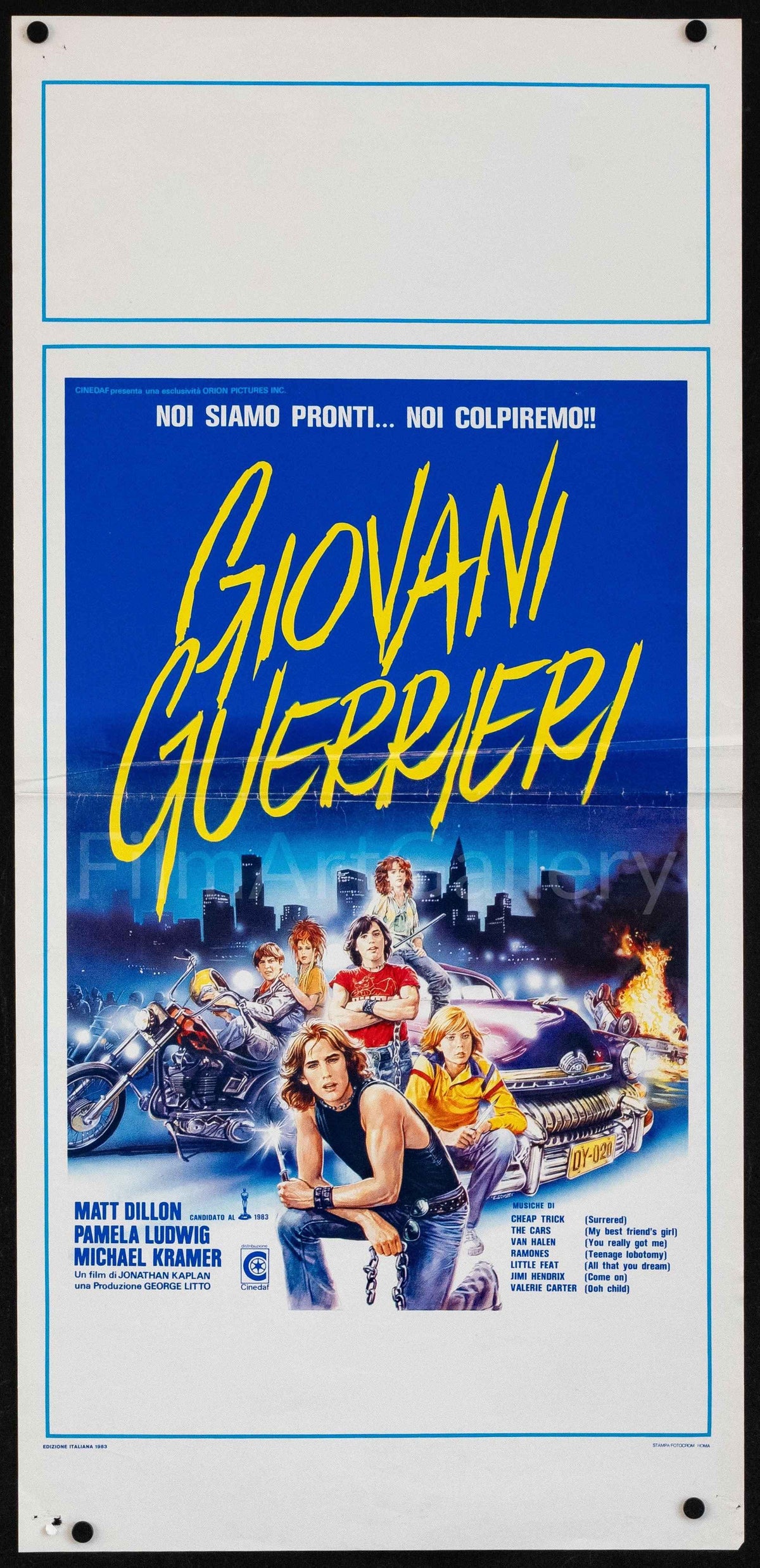 Over the Edge Original Vintage Movie Poster
