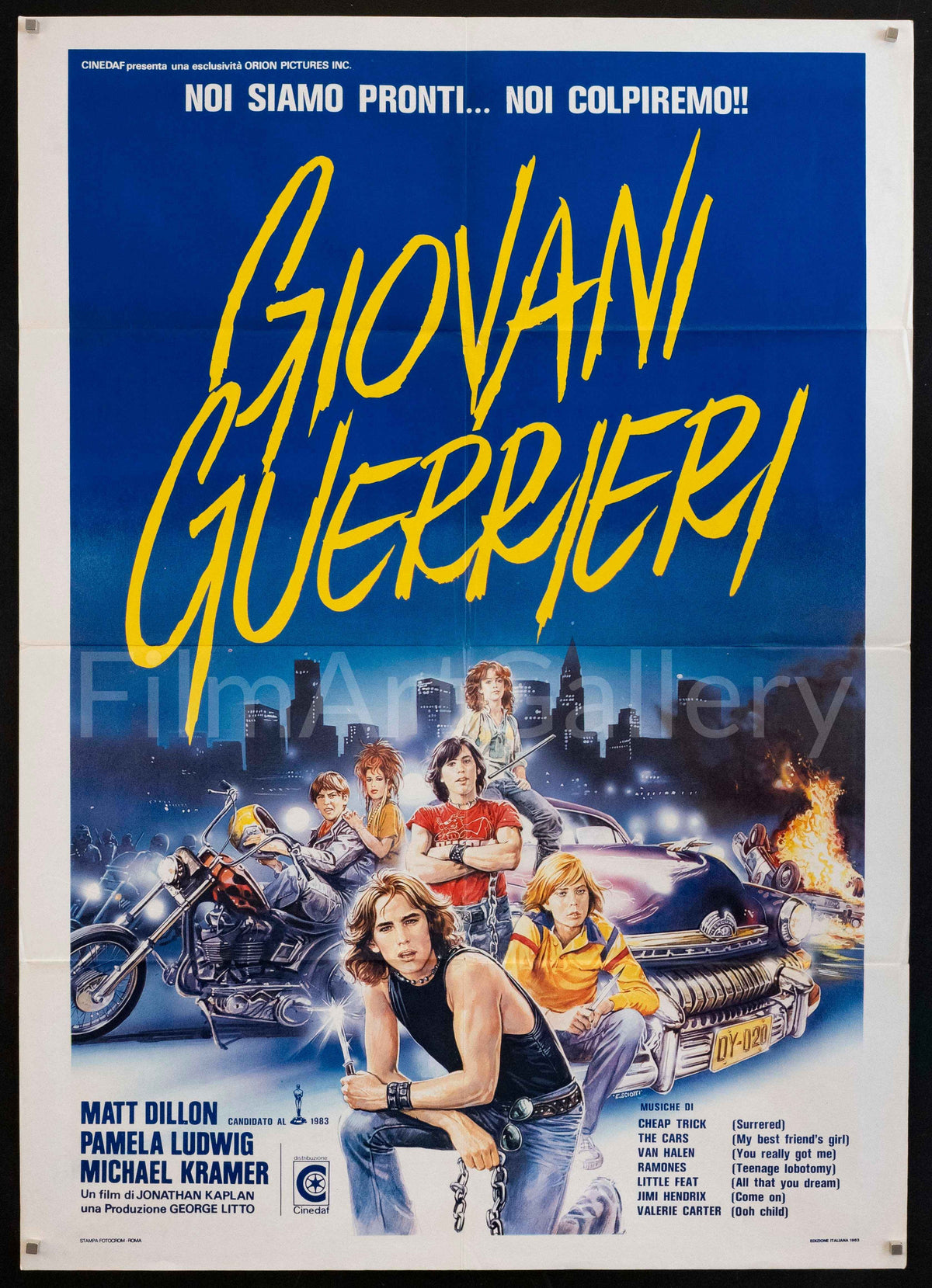 Over the Edge Original Vintage Movie Poster