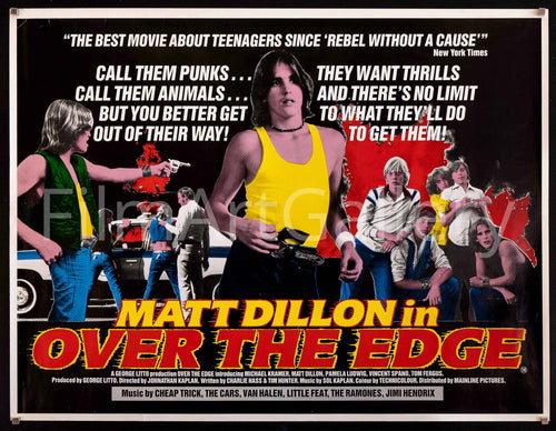 Over the Edge Original Vintage Movie Poster