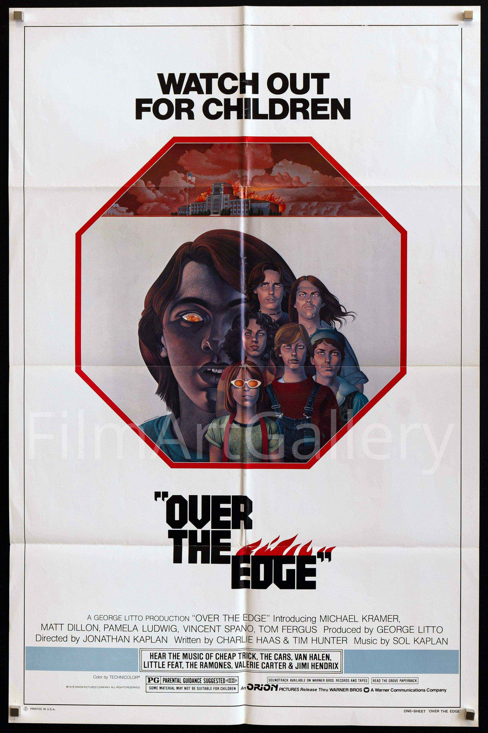 Over the Edge Original Vintage Movie Poster