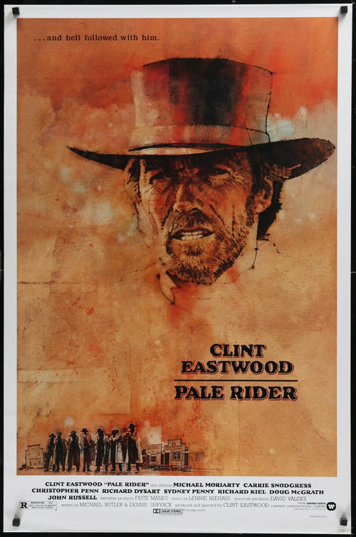 Pale Rider Original Vintage Movie Poster