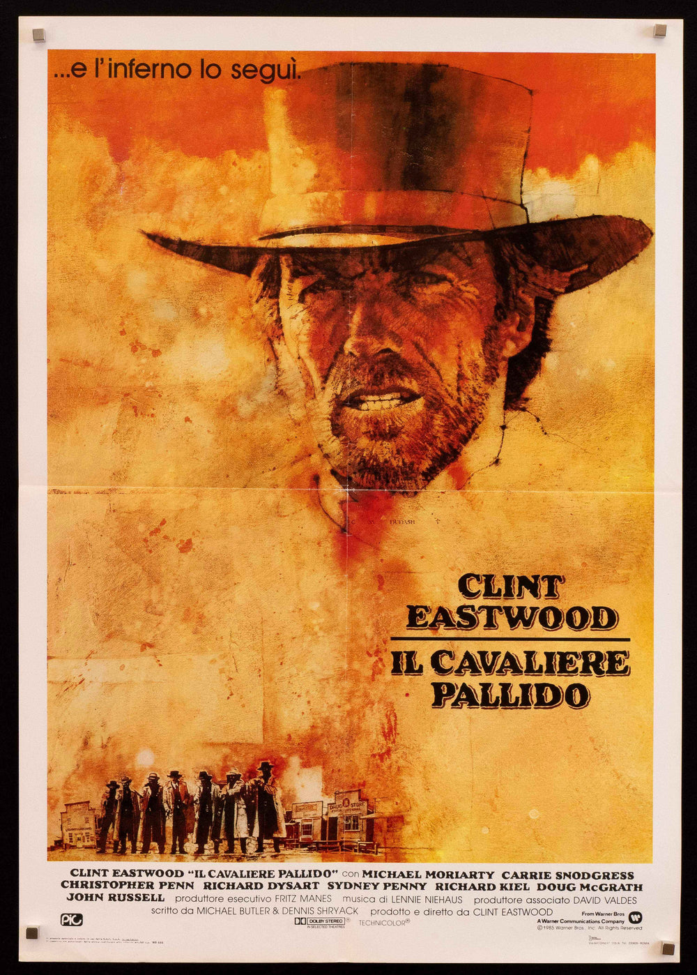 Pale Rider Original Vintage Movie Poster