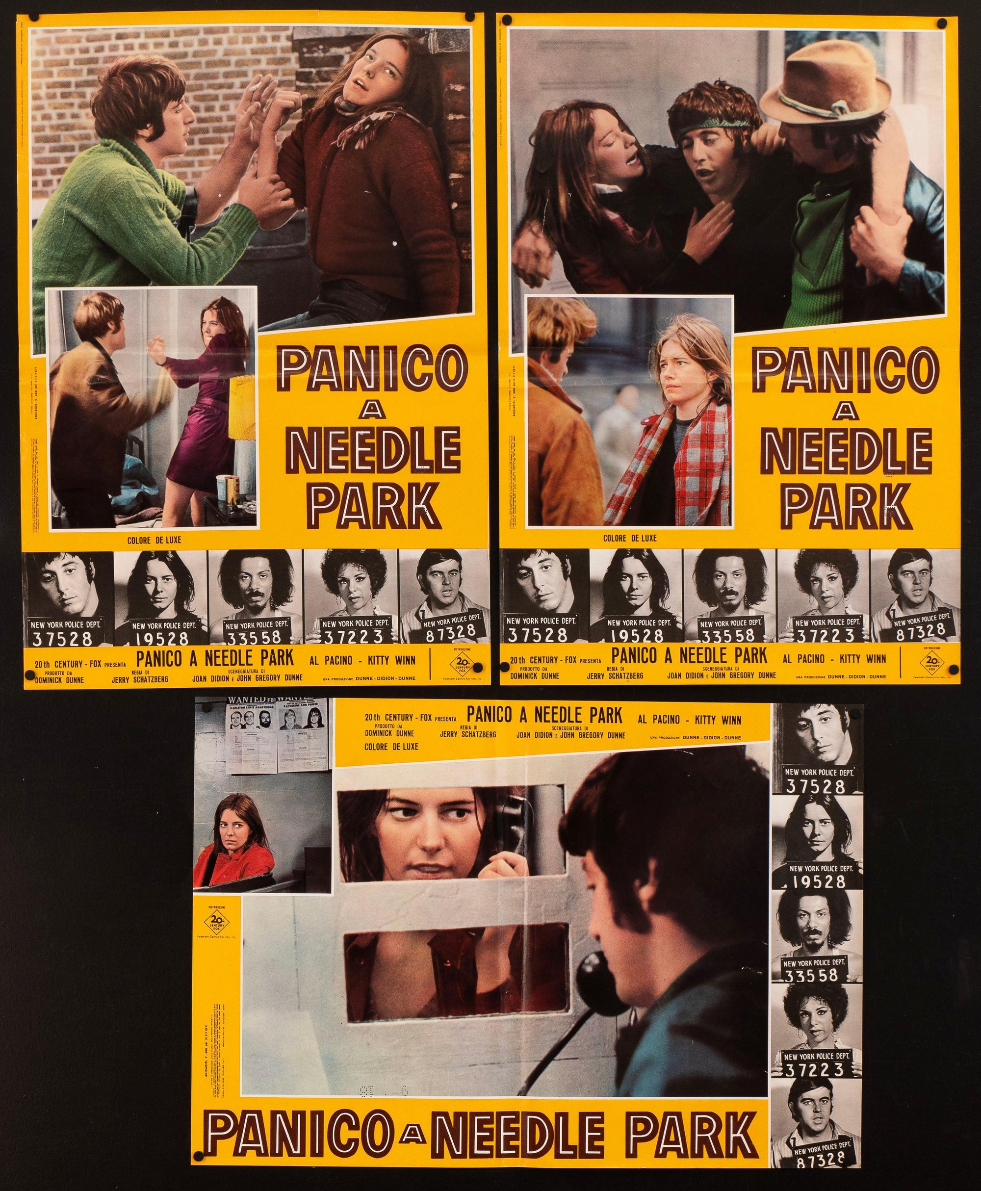 Panic in Needle Park Italian Photobusta (8-18x26) Original Vintage Movie Poster