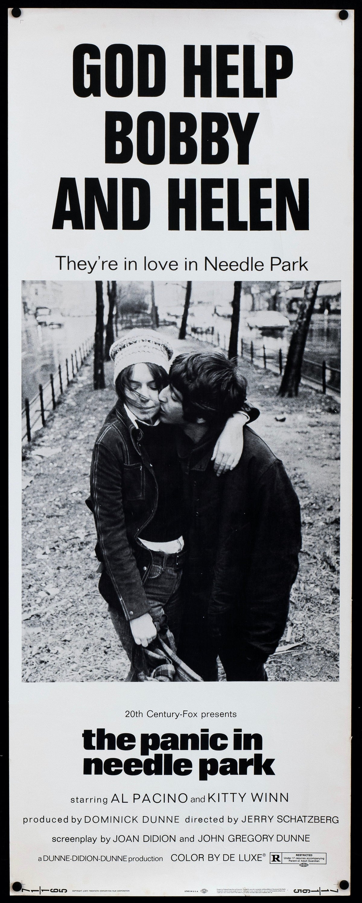 Panic in Needle Park Original Vintage Movie Poster
