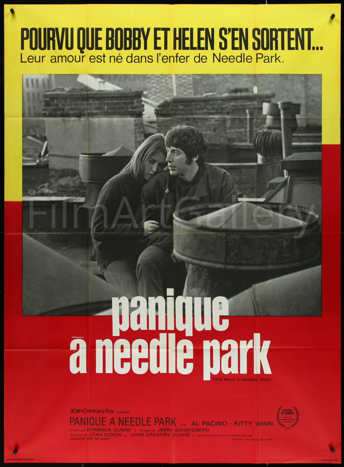 Panic in Needle Park Original Vintage Movie Poster