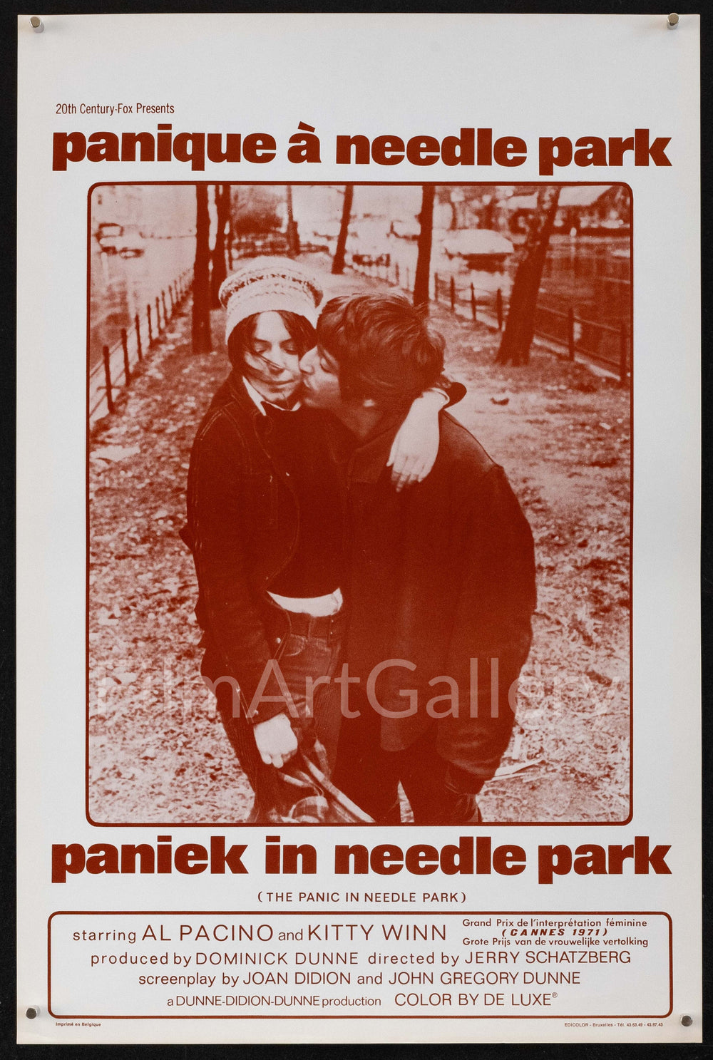Panic in Needle Park Original Vintage Movie Poster